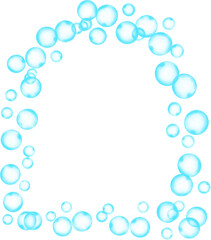 Bubbles Arched Frame Border