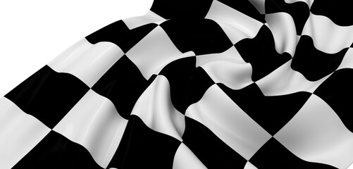 High-resolution image of a checkered flag, perfect for sports, racing, and competition themes.