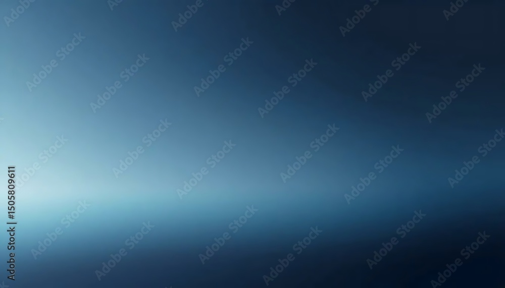 Poster a serene and calming abstract gradient with a lumen effect in cool tones of blue, grey, and light.
