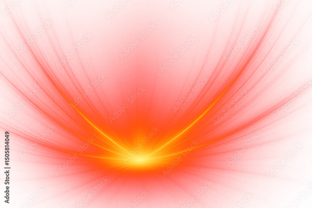 Poster radiant burst: a vivid display of abstract light and energy emanates, creating a sense of dynamism a