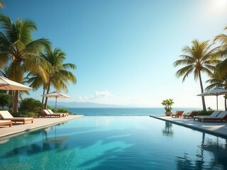 Infinity Pool Overlooking Ocean