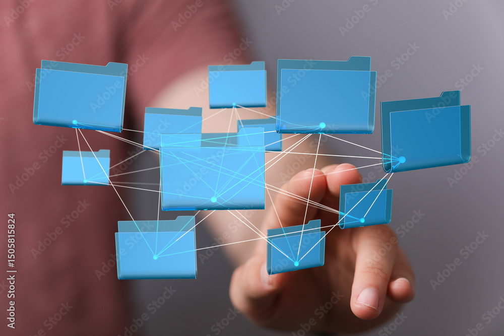 Poster Efficiently manage and share files. Secure cloud storage. Improve teamwork.