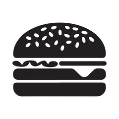 fast food burger icon
