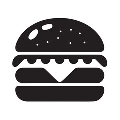 hamburger vector illustration isolated