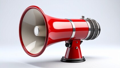 megaphone on white background