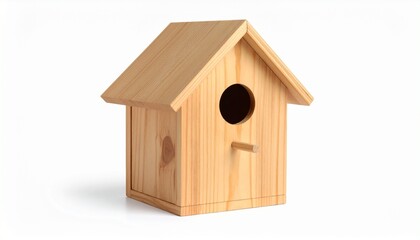 bird house isolated on white
