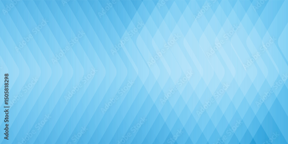 Poster modern abstract blue background with glowing geometric lines. blue gradient hexagon shape design. ve
