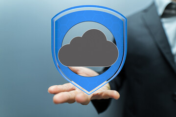 Fototapeta na wymiar Safeguard your data with robust cloud security. Protect sensitive information.