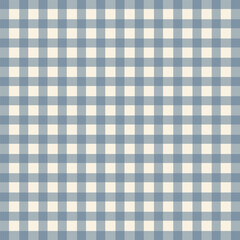 Seamless standards coloring gingham checkered fabric pattern for textiles, fashion, and interior design backgrounds