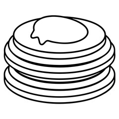 stack of pancakes