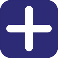 Obraz premium Vector Illustration of Plus Sign Icon – Minimal Flat Design Style Symbol for Add, Increase, Medical, and Interface Elements in Web and App UI. Plus sign icon icon, vector illustration. Flat design