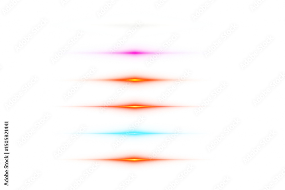 Poster color spectrum radiance: a captivating display of vibrant color spectrum lines, each emitting a radi