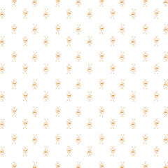 Cute Alien Pattern Vector Seamless Design