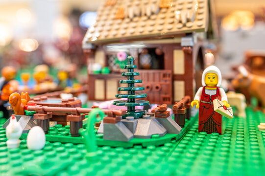 Lego toys in action