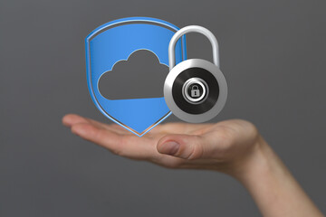 Cloud security, data protection, cybersecurity, privacy, safety, secure, encryption, digital,...