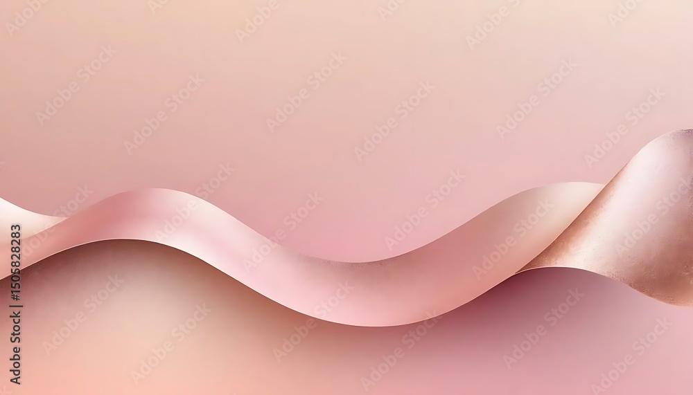 Poster luminous gradient of teal and aqua tones creates a serene and calming visual experience.