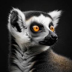 lemur, animal, illustration, background, madagascar, mammal, zoo, cute, nature, wildlife, wild, ring-tailed