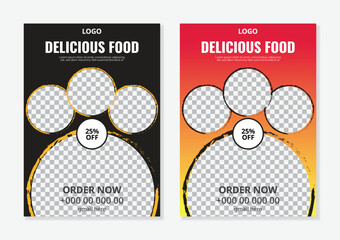 Creative Food Delivery Flyer Design.