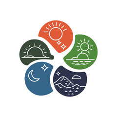 Cycle of Day and Night Sunrise, Sunset, and Celestial Time