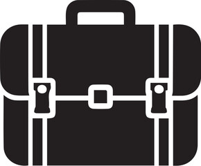 briefcase vector flat icon