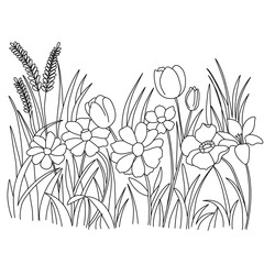 vector floral background