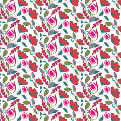 vector Seamless floral pattern design
