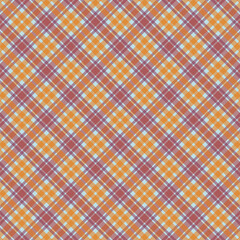 Multicolored vintage autumn plaid pattern - seamless tartan check fabric design for textile, fashion and digital backgrounds