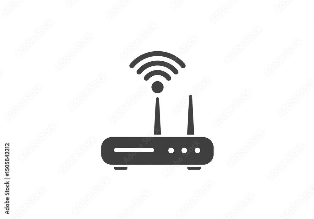 Aufkleber router vector network internet wireless connection technology icon png