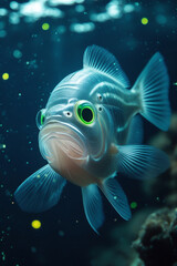 Fototapeta premium tropical fish in aquarium