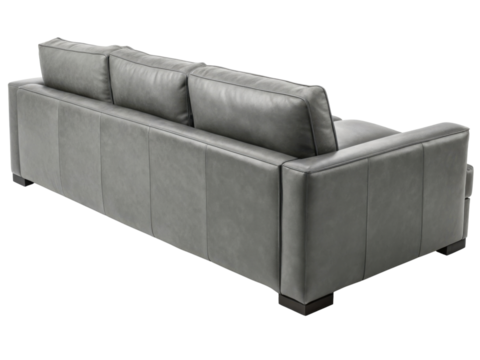 Stylish leather sectional sofa offers comfort and elegance for any living space