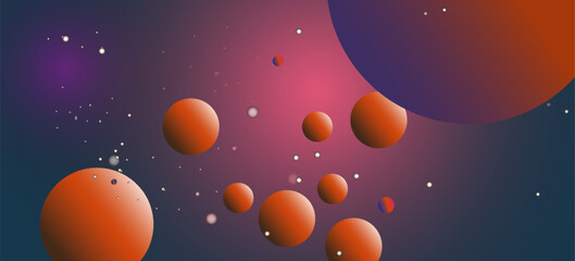 Creative geometric wallpaper. Trendy gradient shape composition.EPS10