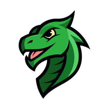 Anaconda head mascot logo design vector