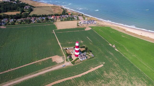 Aerial Footage of Looe Coastal Town and Civil Parish in Southeast Cornwall, England United Kingdom. High Angle Footage Was Captured with Drone Camera on January 10th, 2025