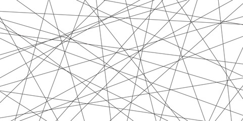 Obraz premium Abstract black lines with white background. Creative and geometric shape with luxury pattern and paper texture design. abstract background with stripes for website design Technology background. 