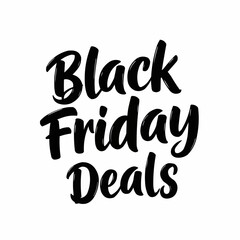 Fototapeta premium Black Friday Deals Graphic in Black Color