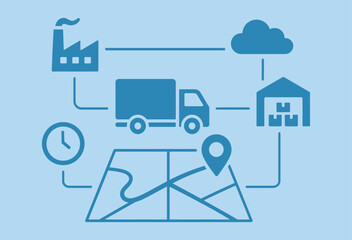 Streamlined Logistics A Simple Illustration of the Supply Chain Journey
