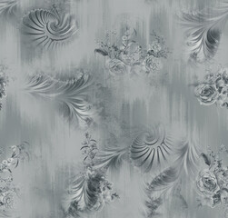 beautiful seamless abstract geometric background dusty color pattern design