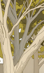 tree with leaves