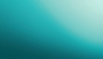 Gradient of calming turquoise transitions smoothly, evoking serenity and depth in a luminous design