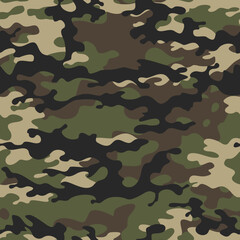 modern camouflage trend pattern vector seamless military background