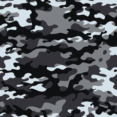 
seamless camouflage gray pattern vector classic illustration