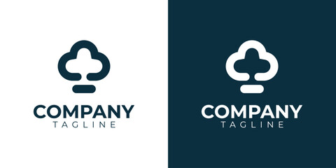 vector modern geometric logo premium template