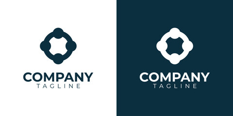vector modern geometric logo premium template