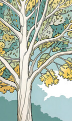 tree in the forest
