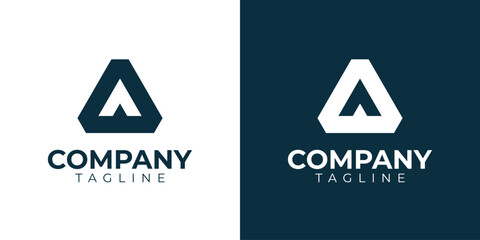 vector modern geometric logo premium template
