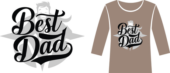 Printable t-shirt design concept for casual apparel, featuring a blank vector cotton textile template for fashion illustration