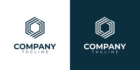 vector modern geometric logo premium template