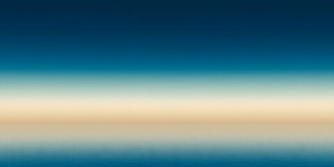 Obraz premium Serene ocean horizon at dusk featuring a smooth gradient sky and tranquil water.