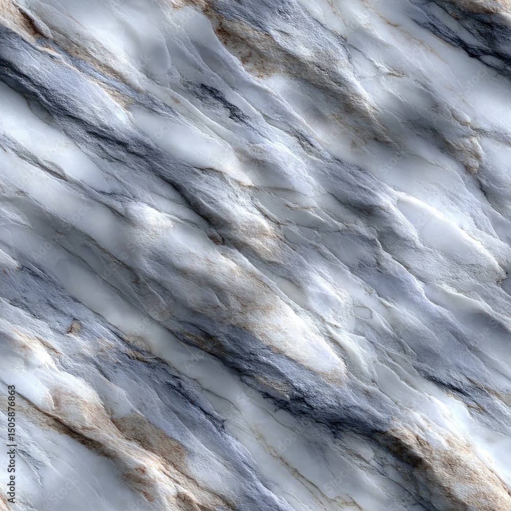 Poster explore the intricate details of a light gray marble texture featuring seamless patterns and an ultr