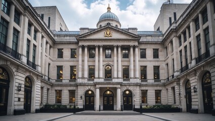 Obraz premium Classical building facade in london uk